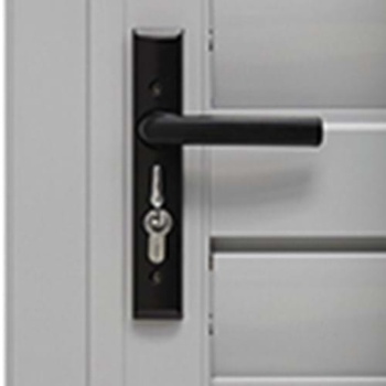 Aluminium Shutters Lockable Metal Handle 350