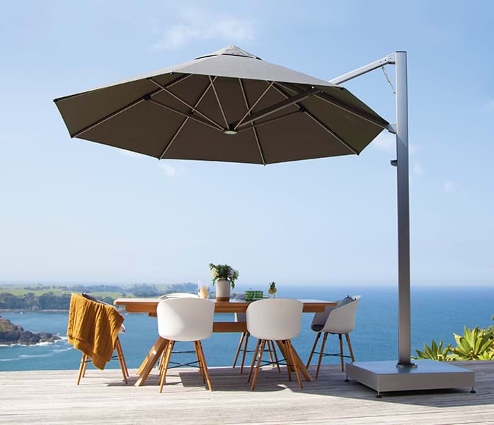 NZWS Weathermaster® Serenity Umbrellas (Serenity-residential-charcoal-hero)